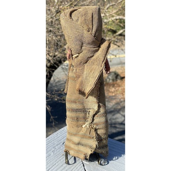 Ancient Antique Chancay Burial Peruvian Inca Native American Doll Baby Handmade - Picture 6 of 13